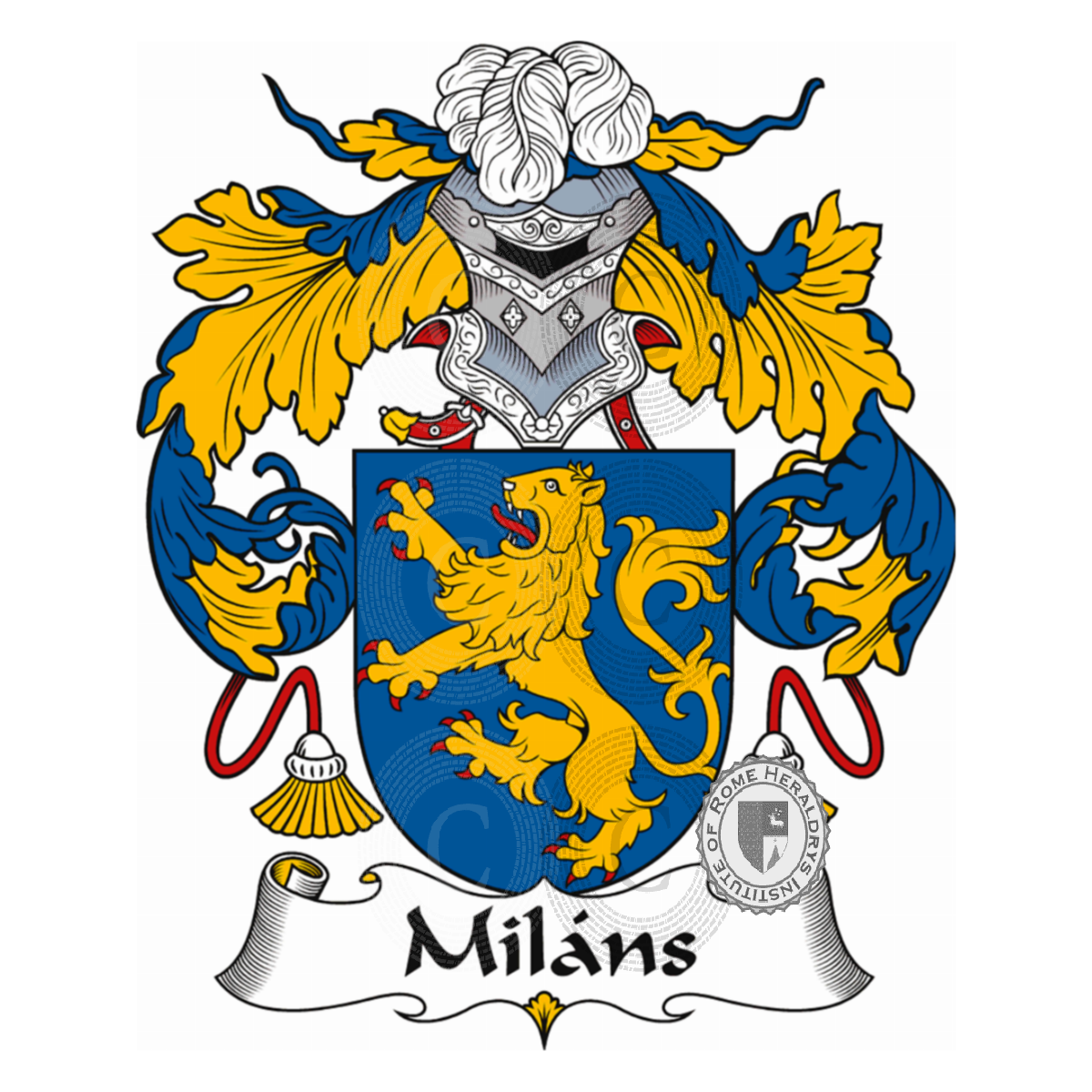 Wappen der FamilieMiláns