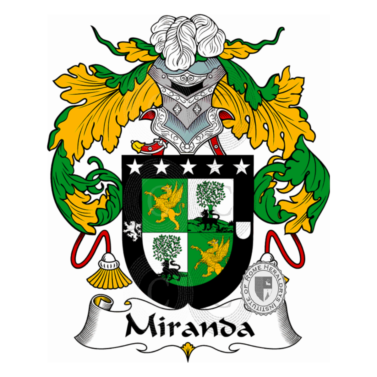 Coat of arms of familyMiranda