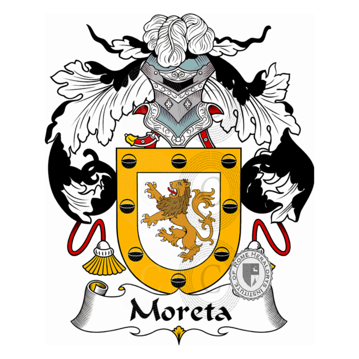 Coat of arms of familyMoreta