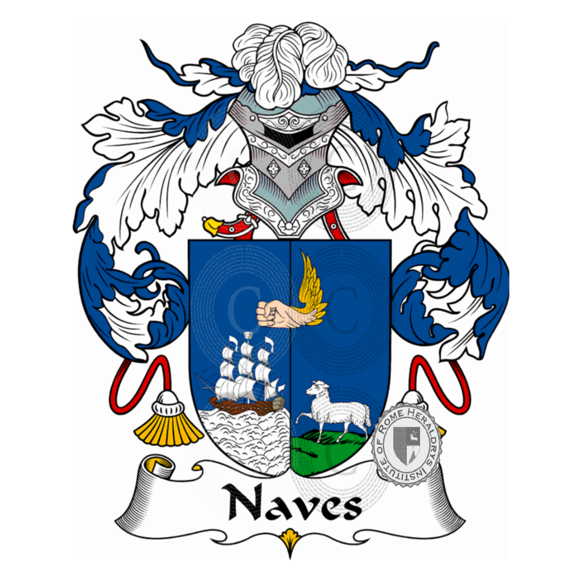 Coat of arms of familyNaves, de Naves