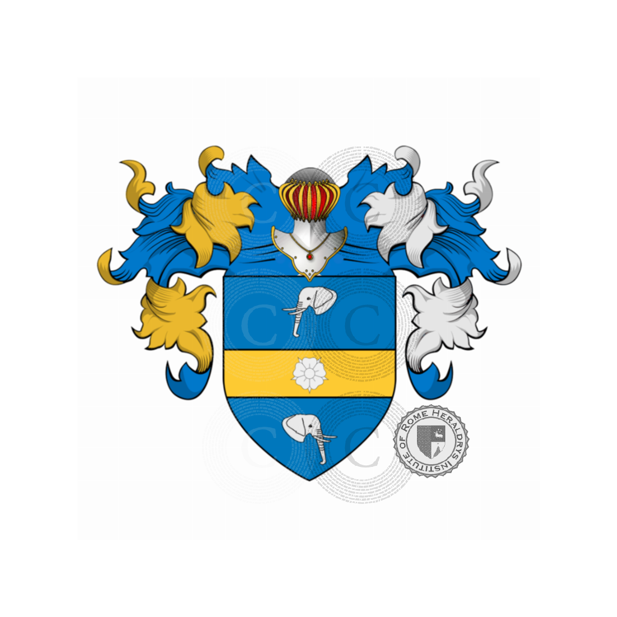 Escudo de la familiaFantini, Fantini da Tredozio,Fantini del Nicchio,Infantini