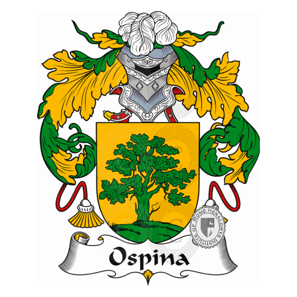 Escudo de la familiaOspino, Ospina