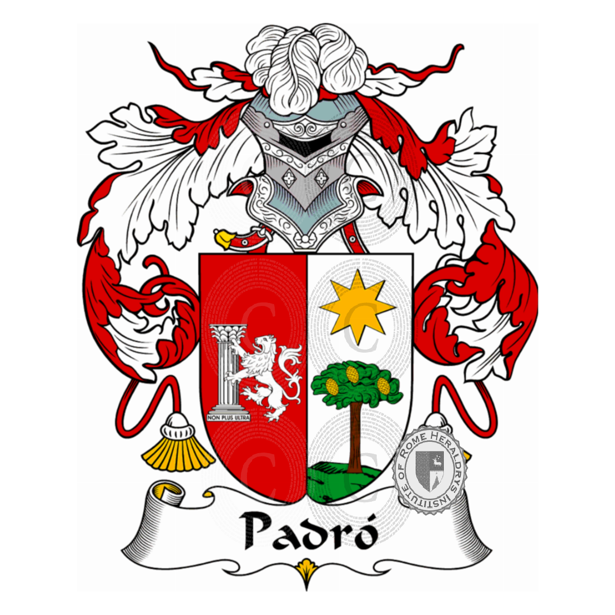 Coat of arms of familyPadró