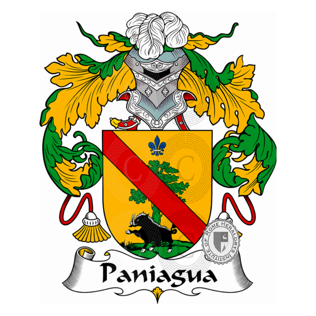 Coat of arms of familyPaniagua