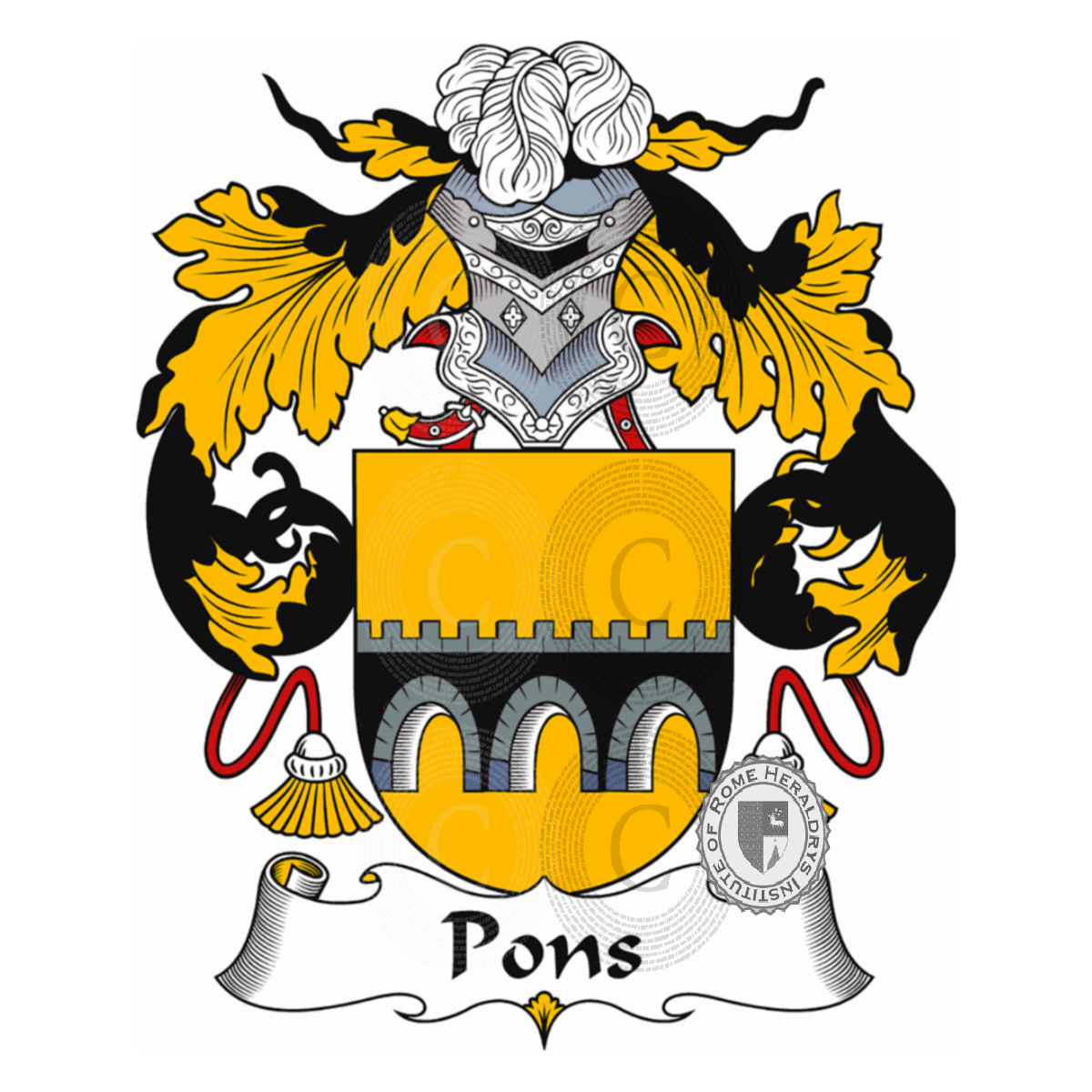 Coat of arms of familyPons