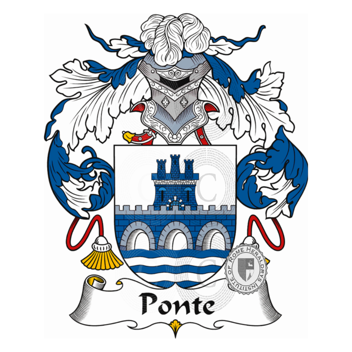Coat of arms of familyPonte