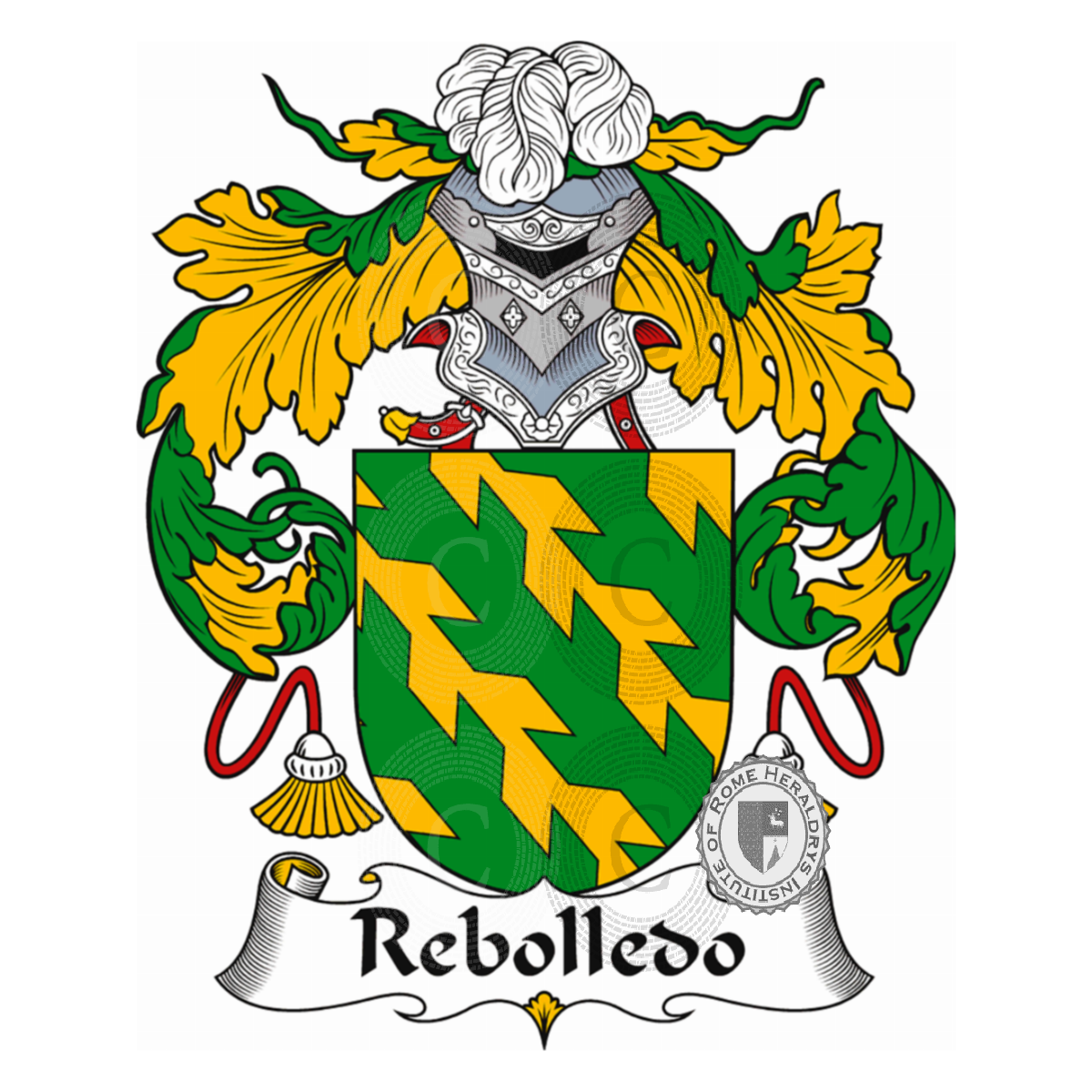 Coat of arms of familyRebolledo