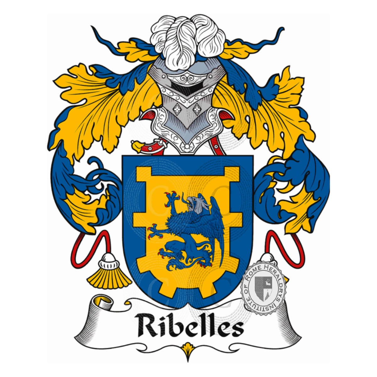 Coat of arms of familyRibelles