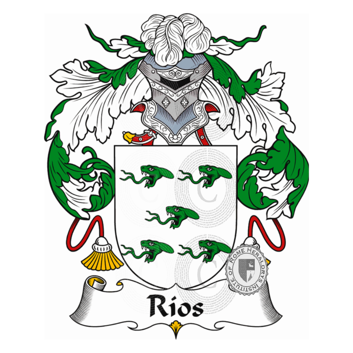 Coat of arms of familyRíos