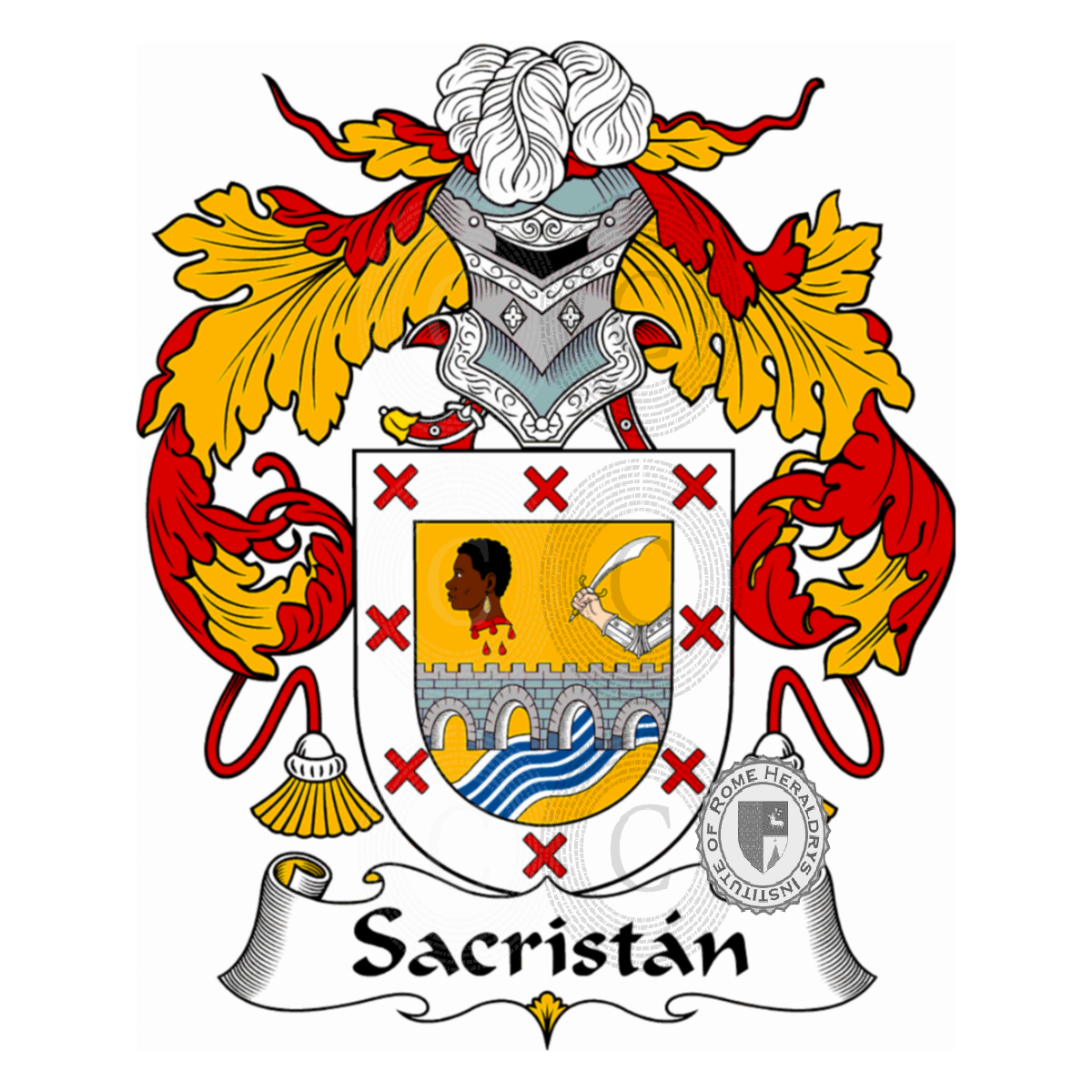 Coat of arms of familySacristán
