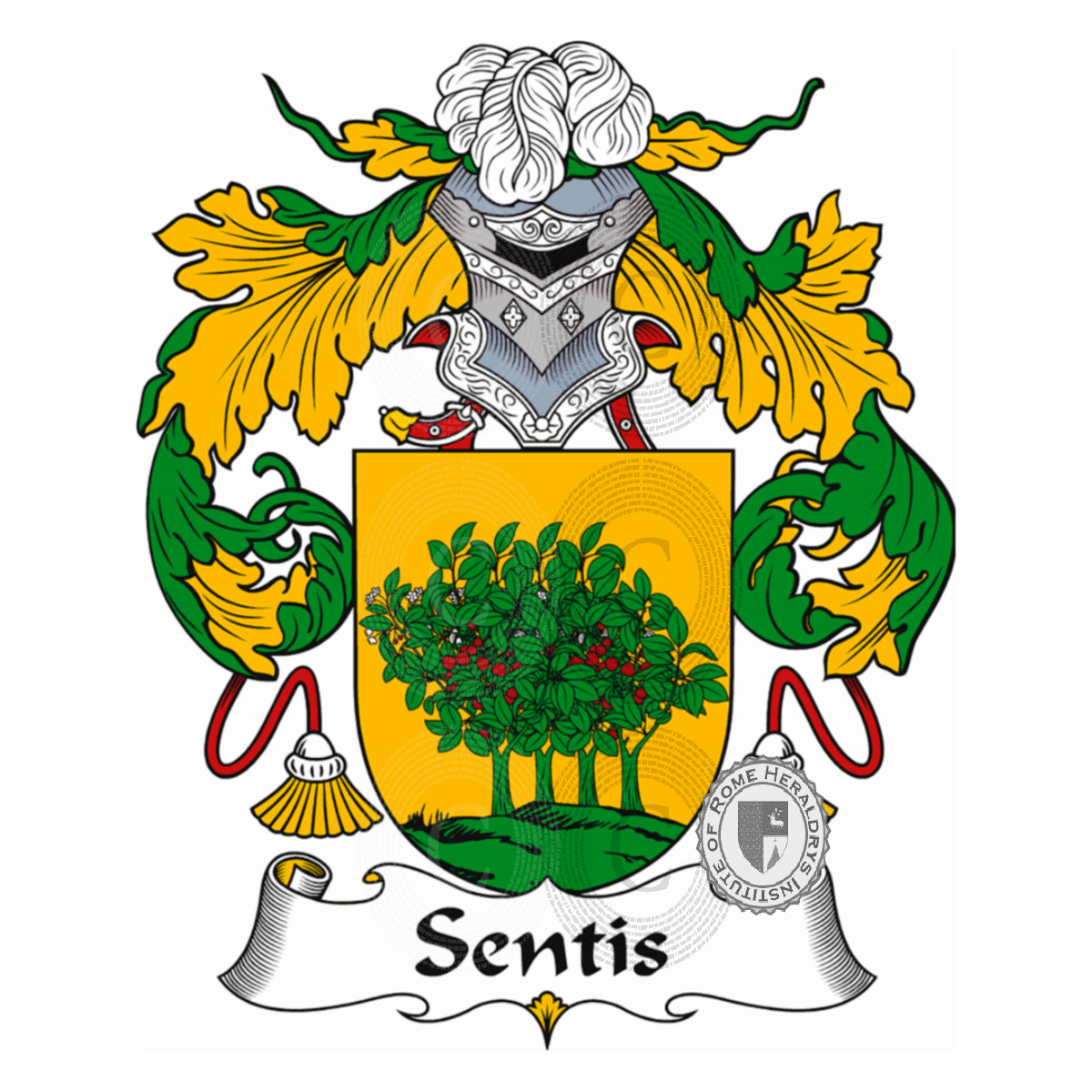 Coat of arms of familySentis