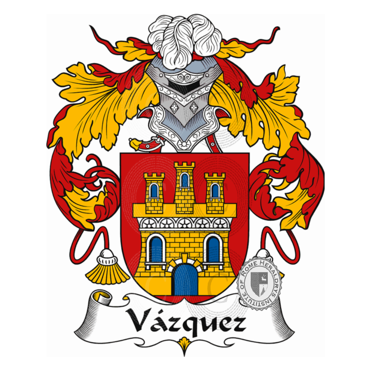 Coat of arms of familyVázquez