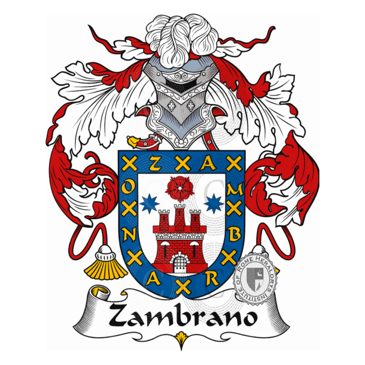 Coat of arms of familyZambrano, Zambrano