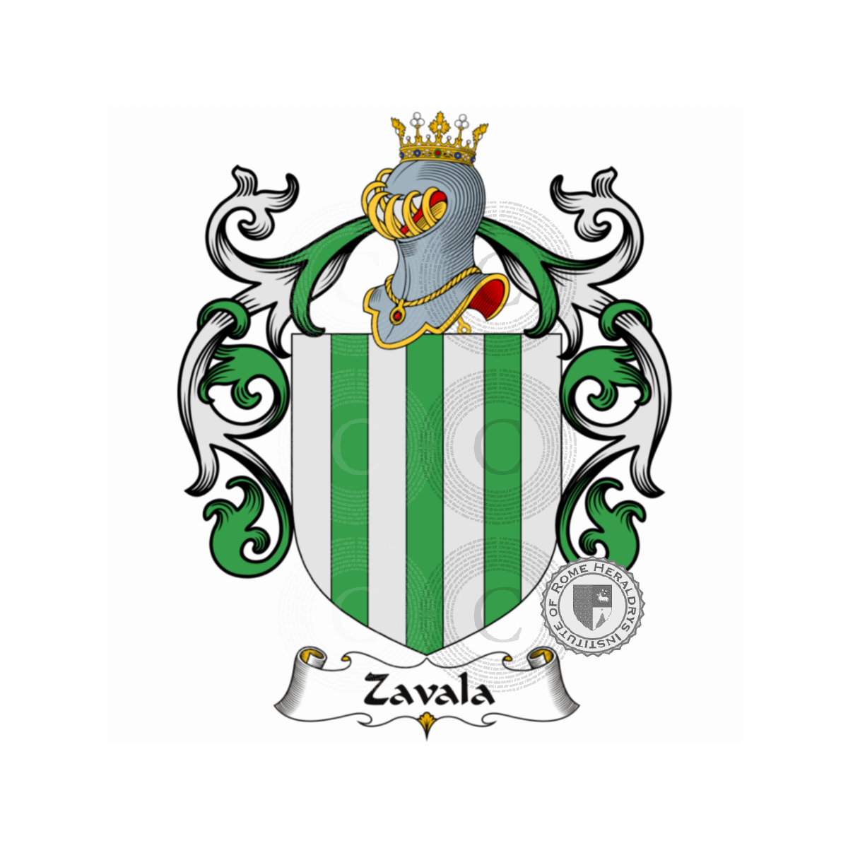 Coat of arms of familyZavala