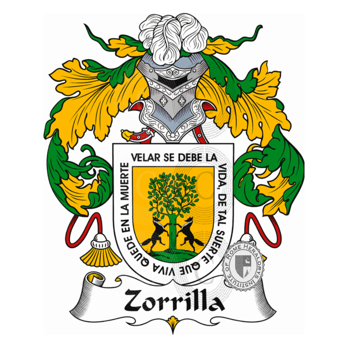 Wappen der FamilieZorrilla