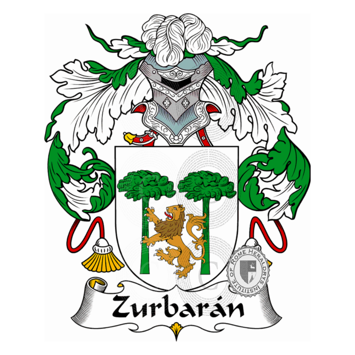 Escudo de la familiaZurbarán