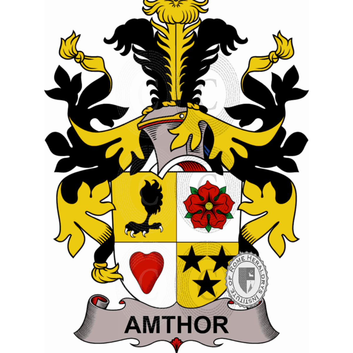 Escudo de la familiaAmthor