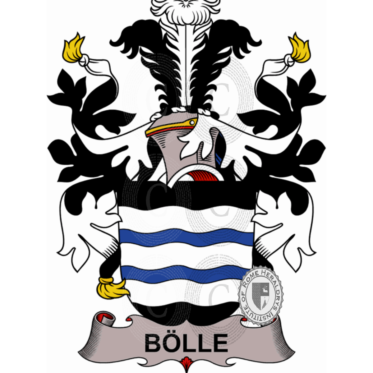 Escudo de la familiaBölle