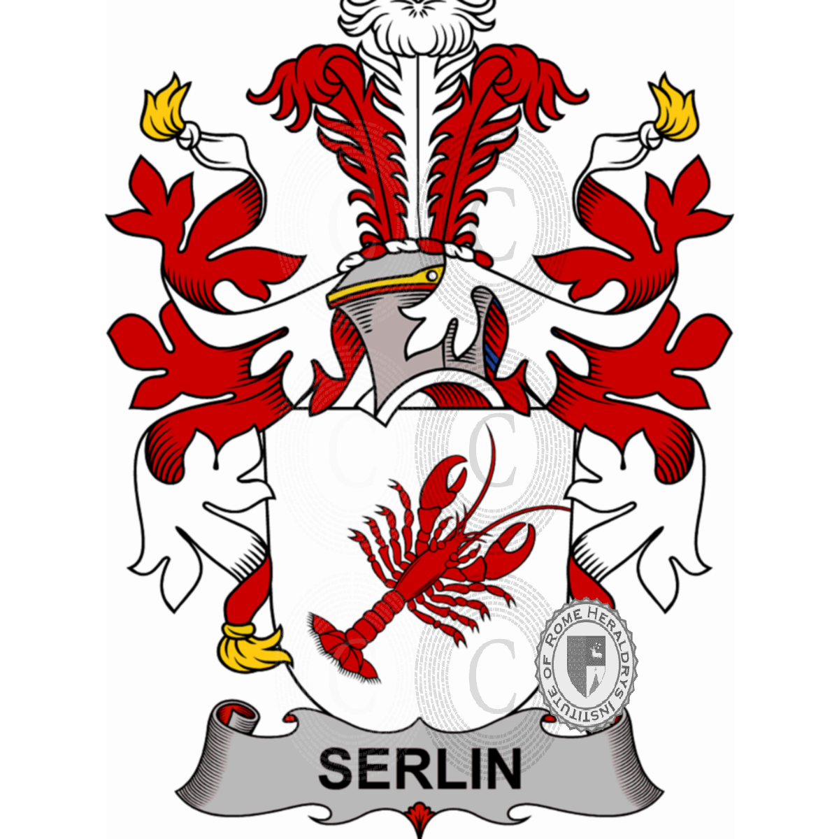 Escudo de la familiaSerlin