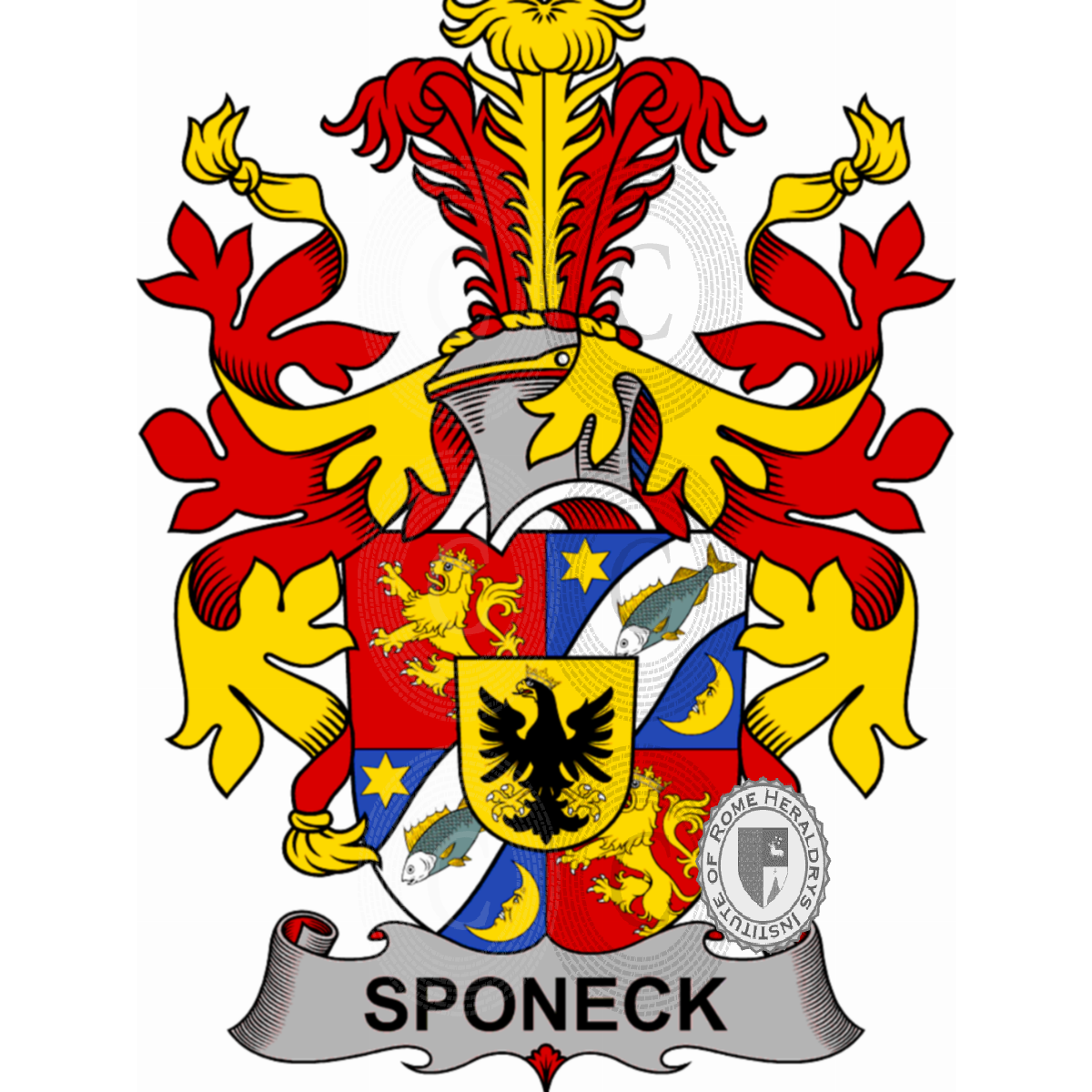 Wappen der FamilieSponeck