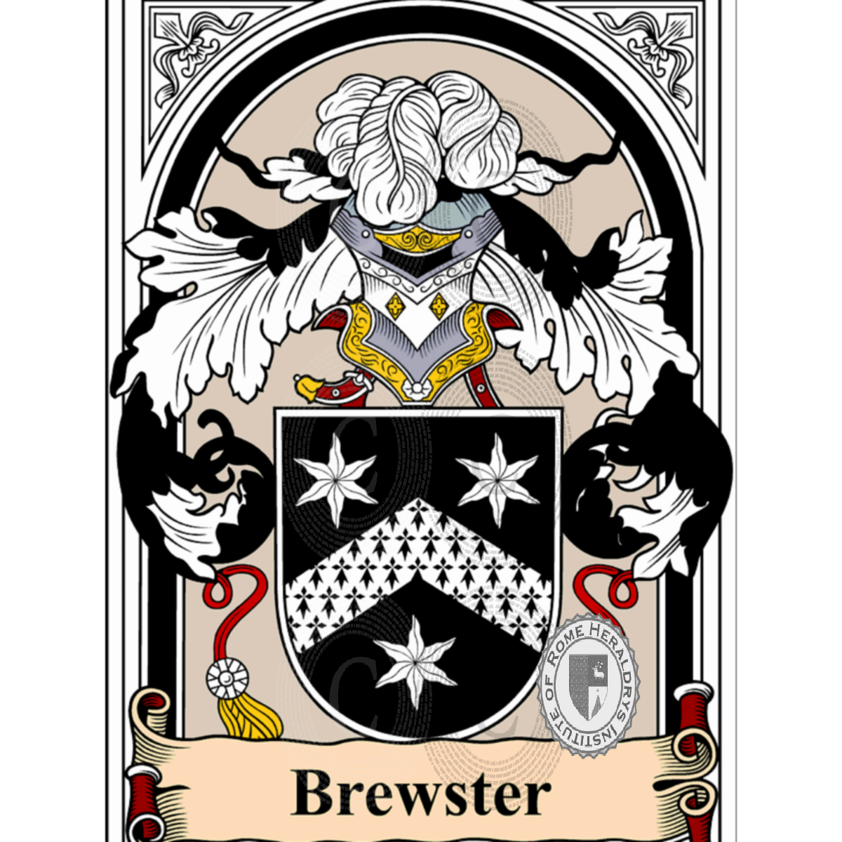 Coat of arms of familyBrewster