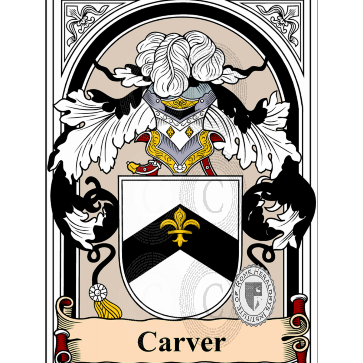 Coat of arms of familyCarver