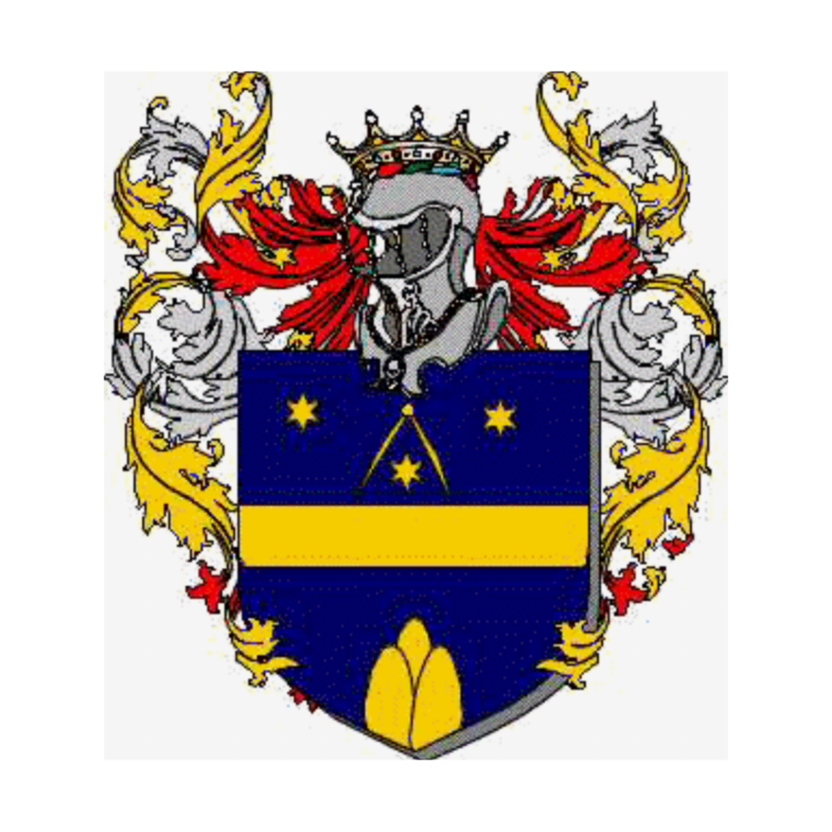 Escudo de la familiaFerrara Pignatelli di Strongoli