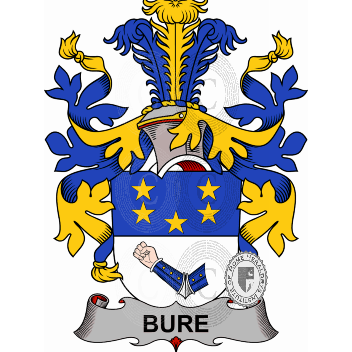 Coat of arms of familyBure