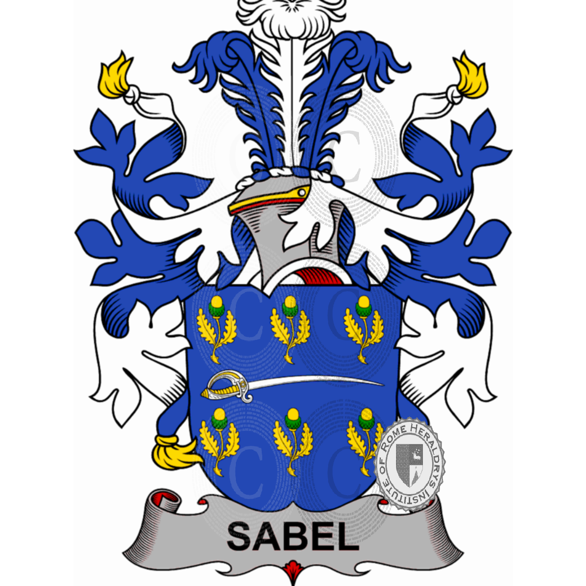 Coat of arms of familySabel