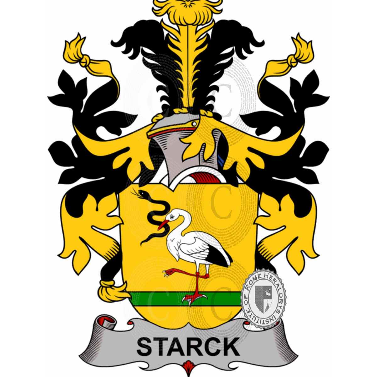 Escudo de la familiaStarck