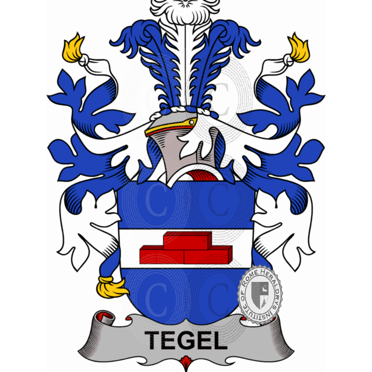 Coat of arms of familyTegel