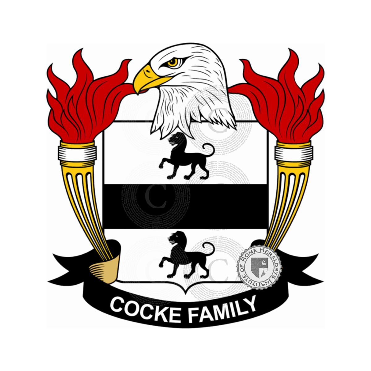 Coat of arms of familyCocke