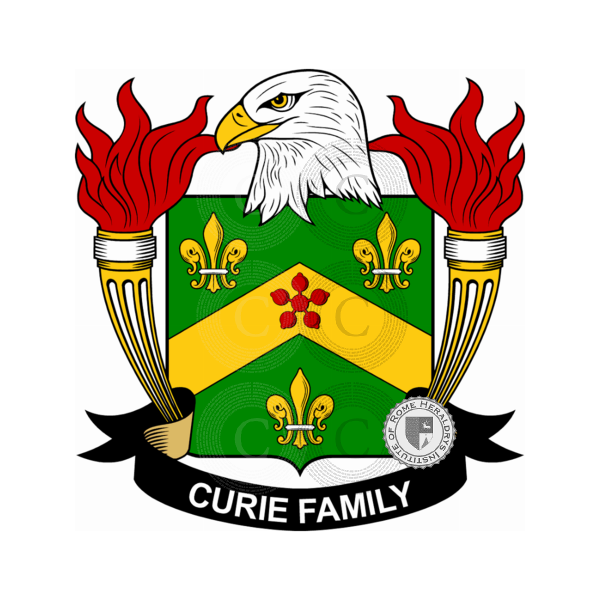 Coat of arms of familyCurie