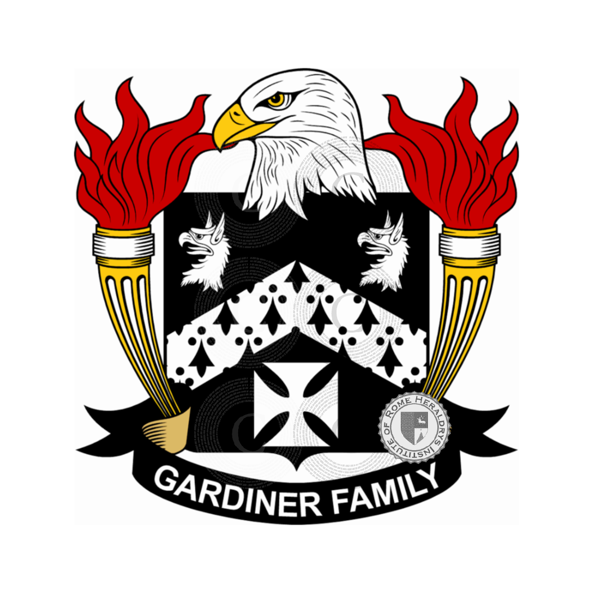 Escudo de la familiaGardiner