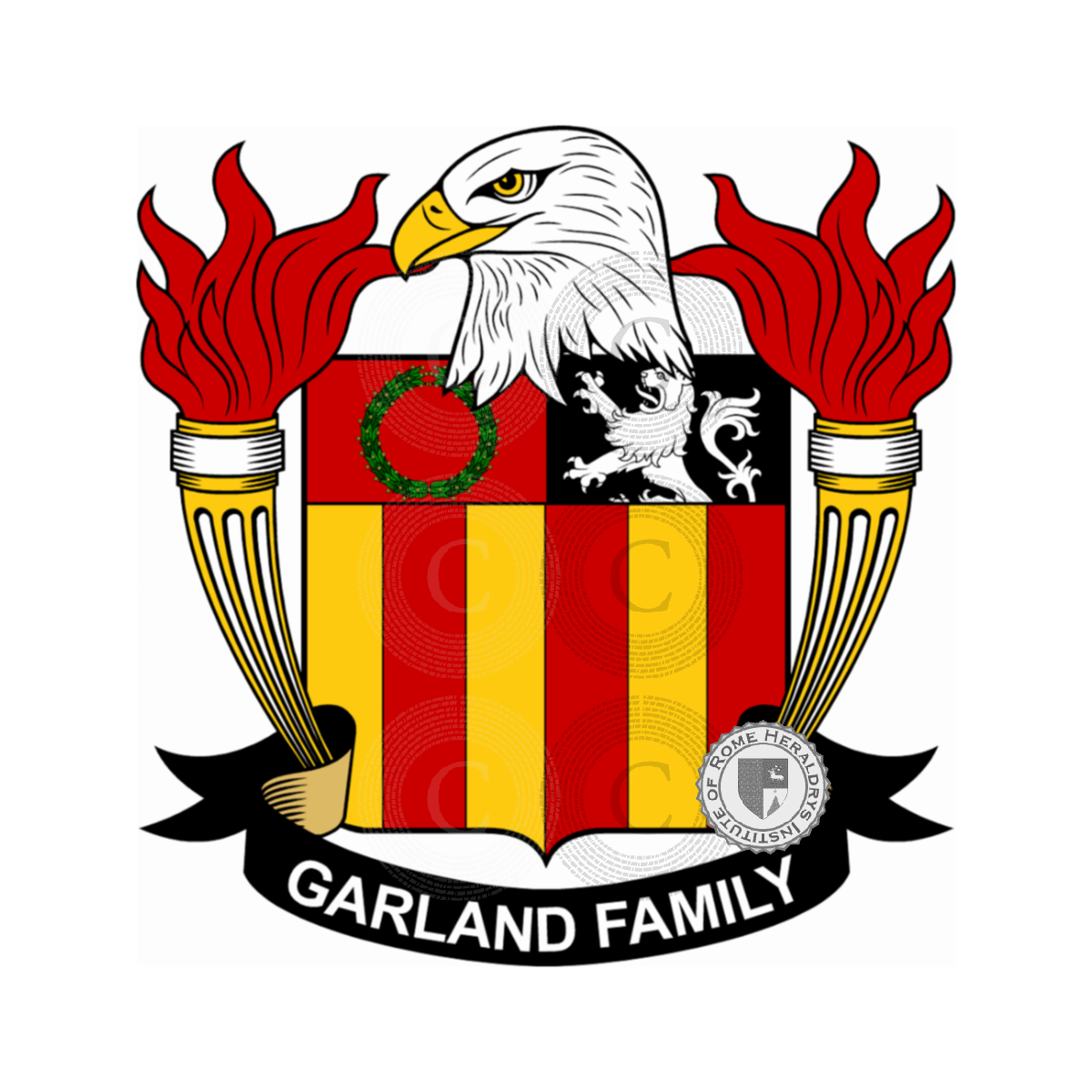 Escudo de la familiaGarland