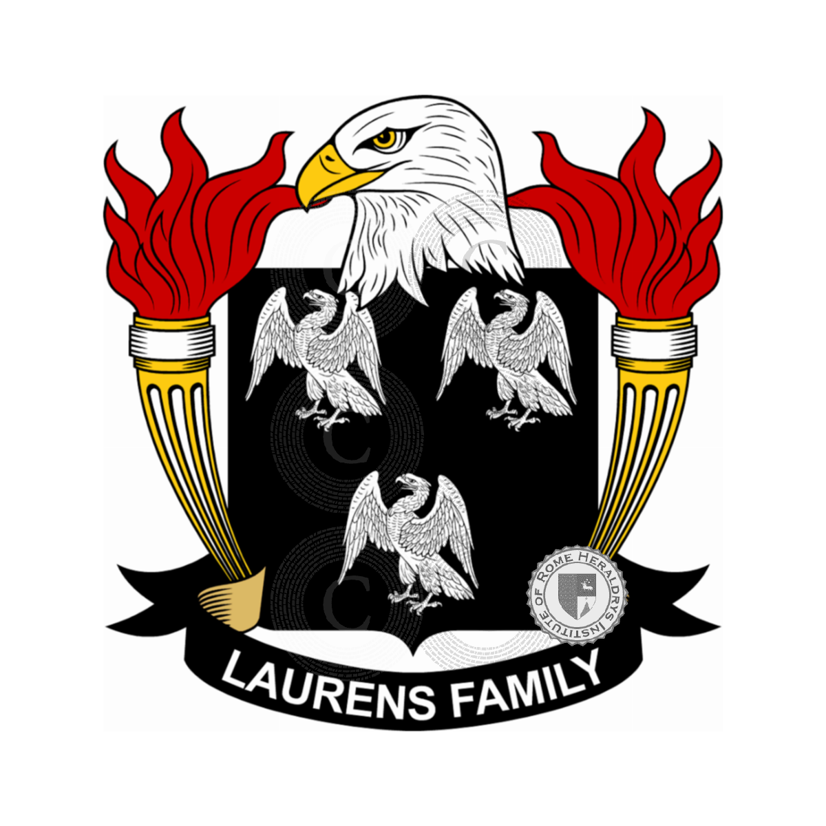 Escudo de la familiaLaurens