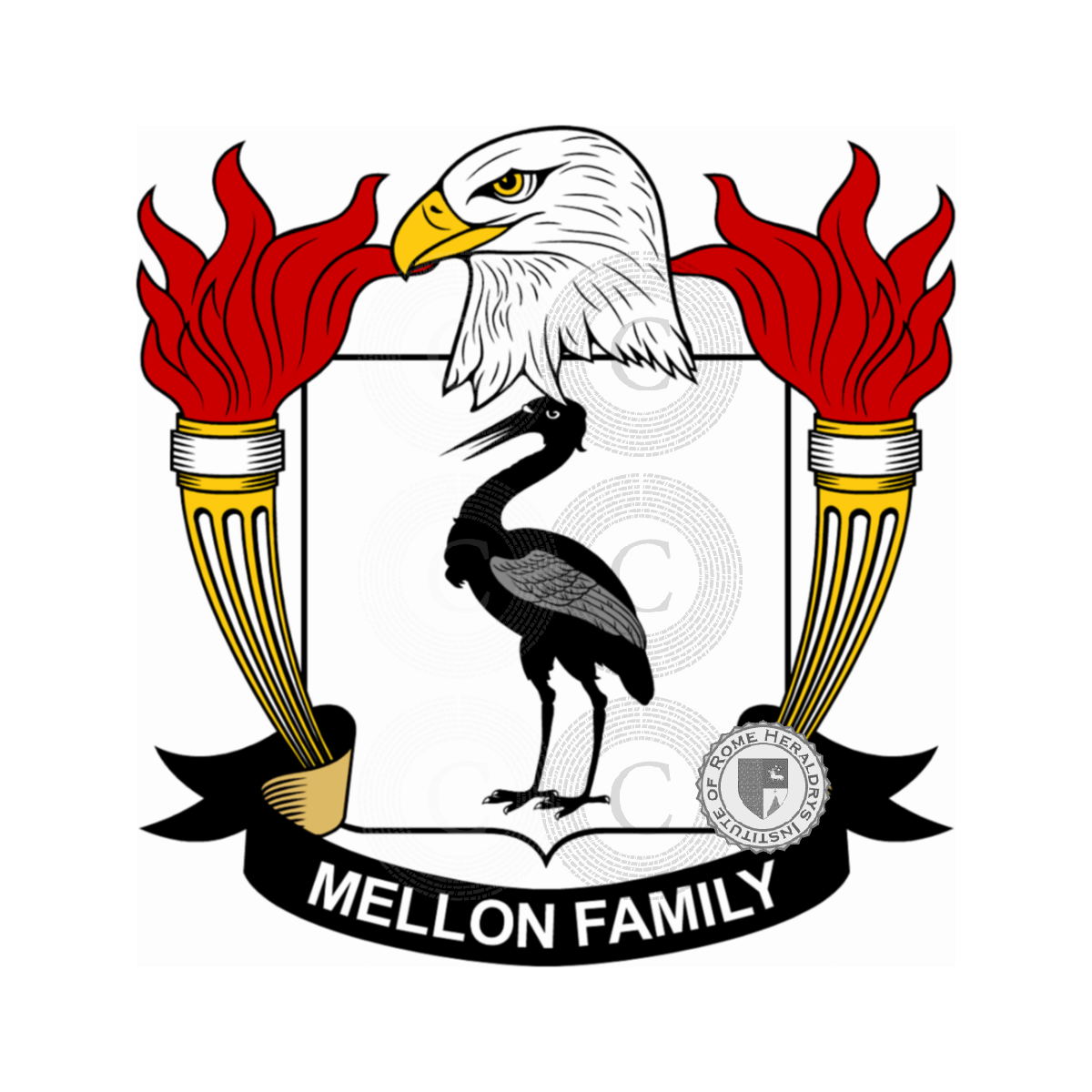 Escudo de la familiaMellon