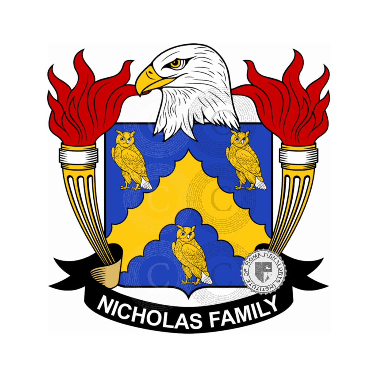 Escudo de la familiaNicholas