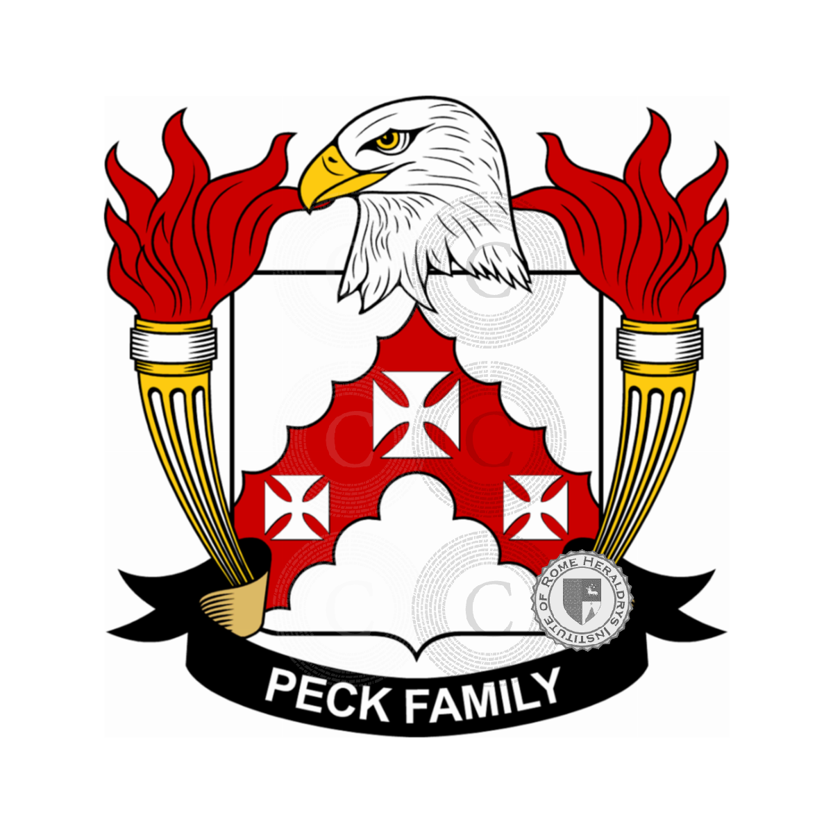 Brasão da famíliaPeck