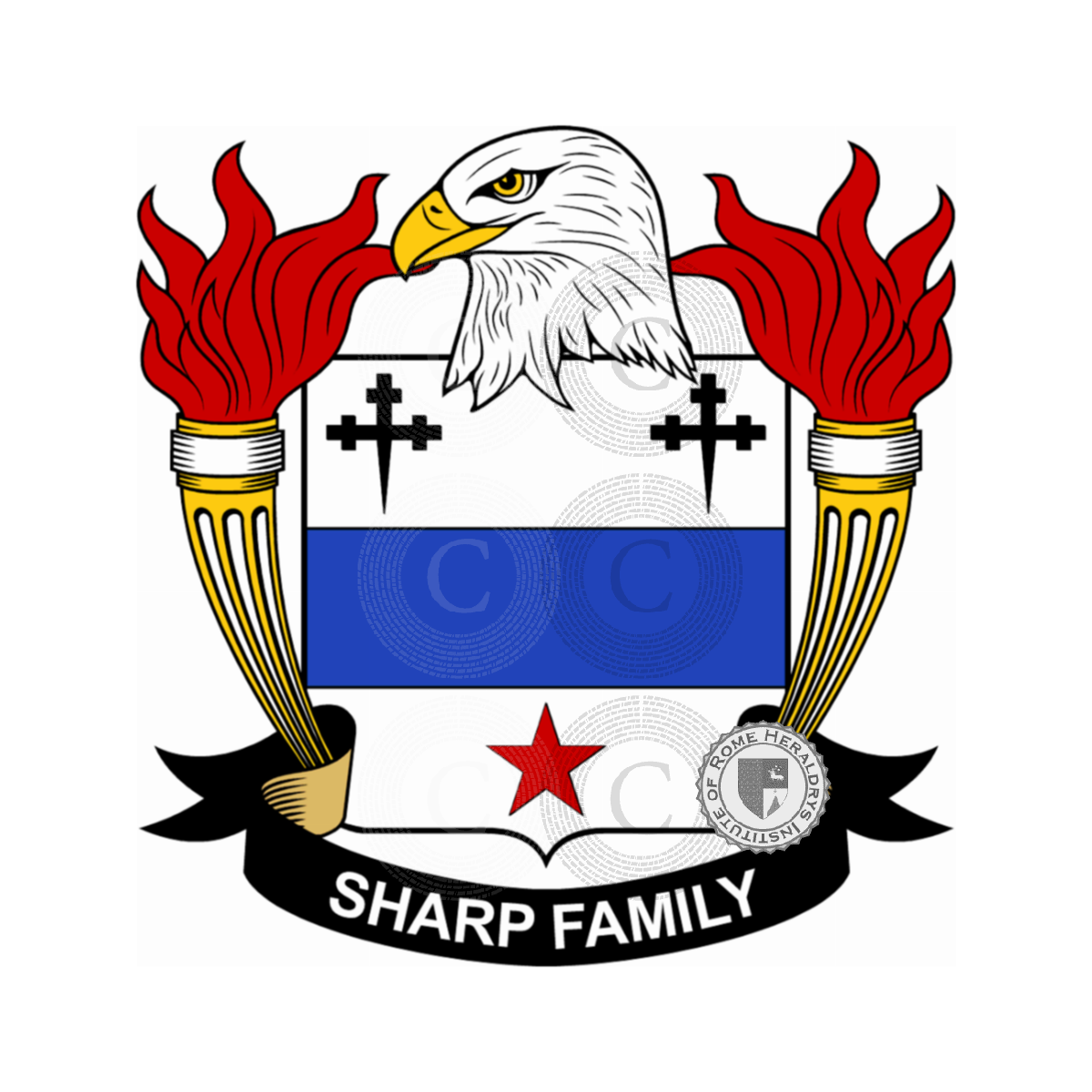 Escudo de la familiaSharp