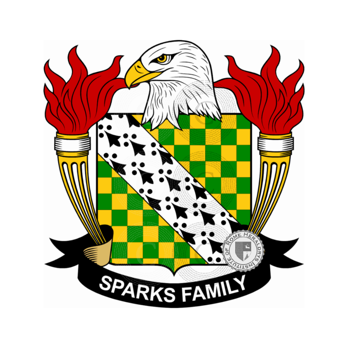 Escudo de la familiaSparks
