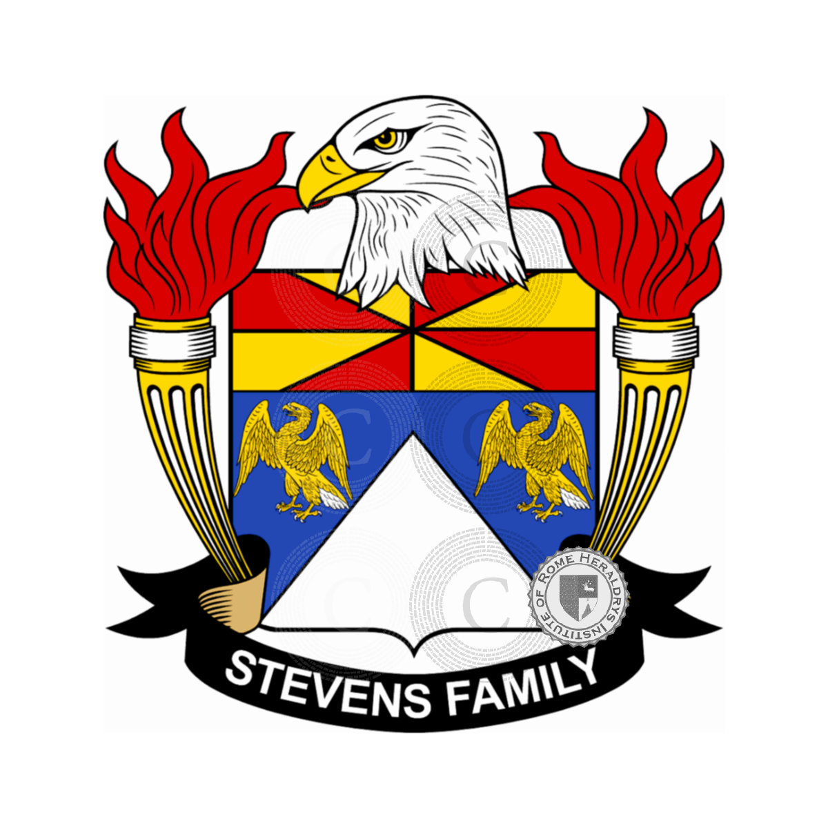 Escudo de la familiaStevens