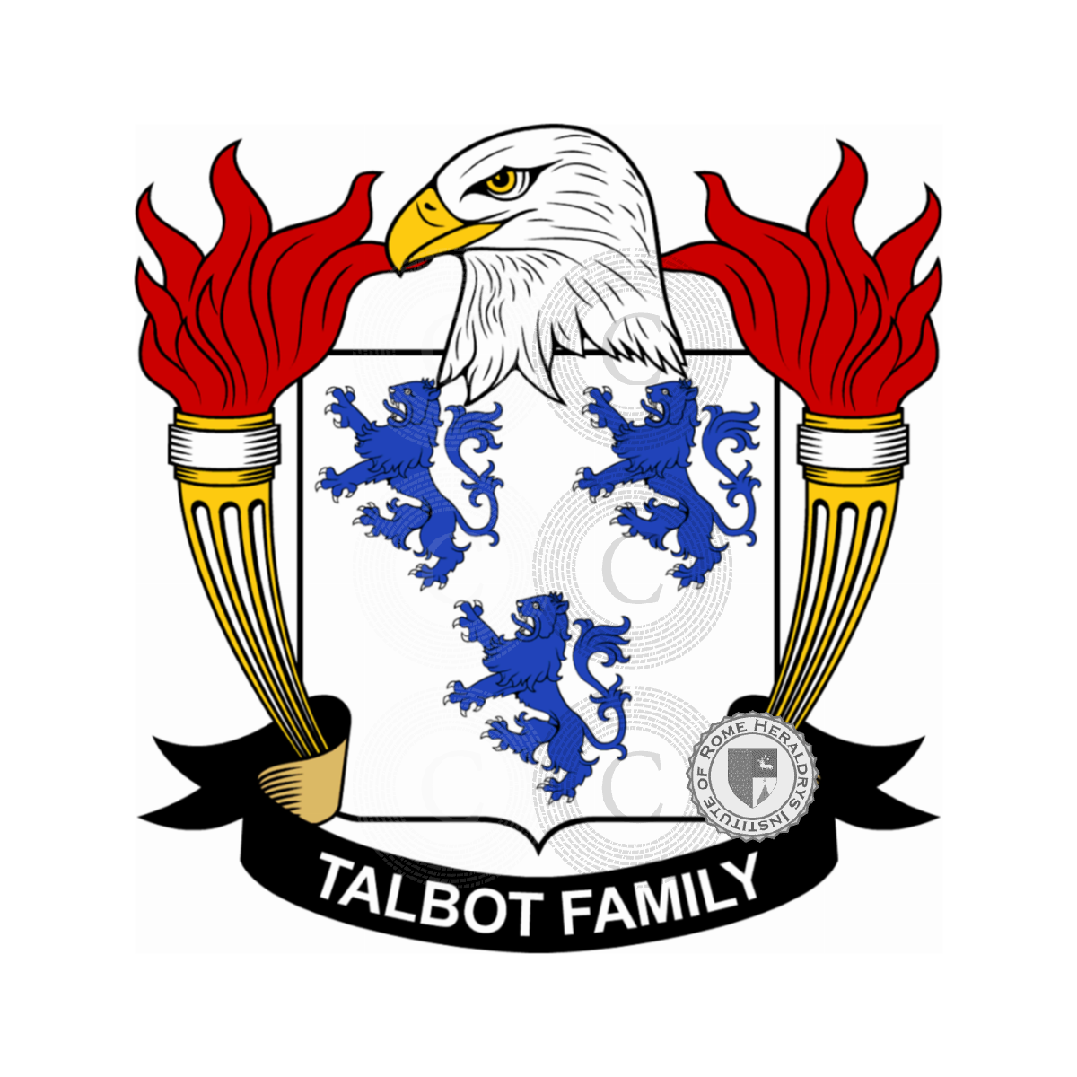 Escudo de la familiaTalbot, Talbot de Carton