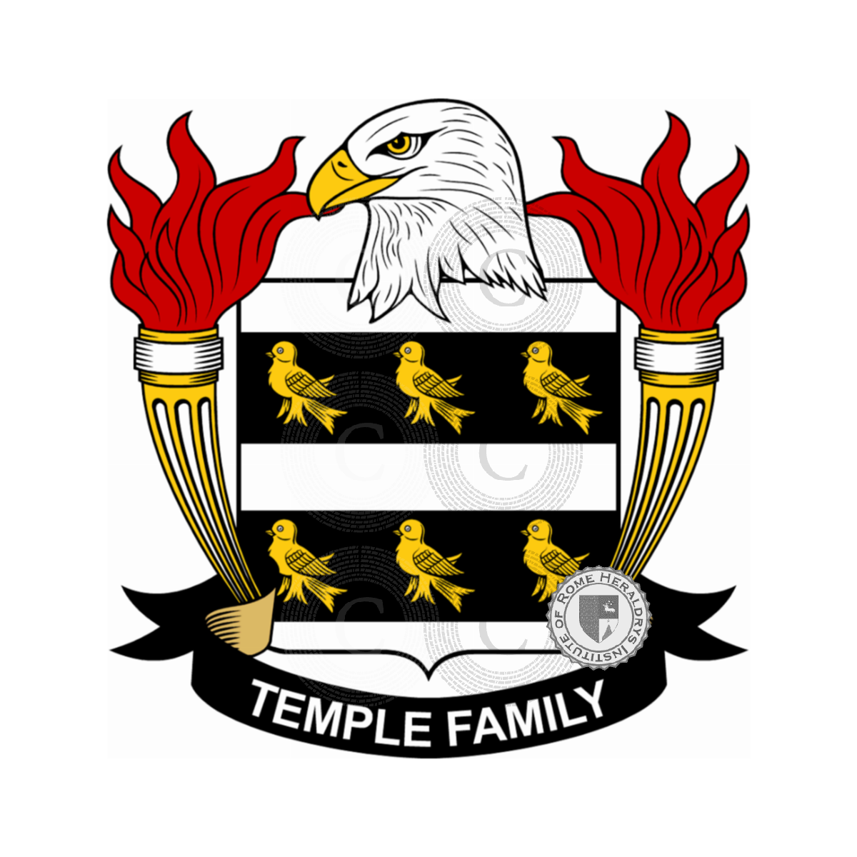 Coat of arms of familyTemple