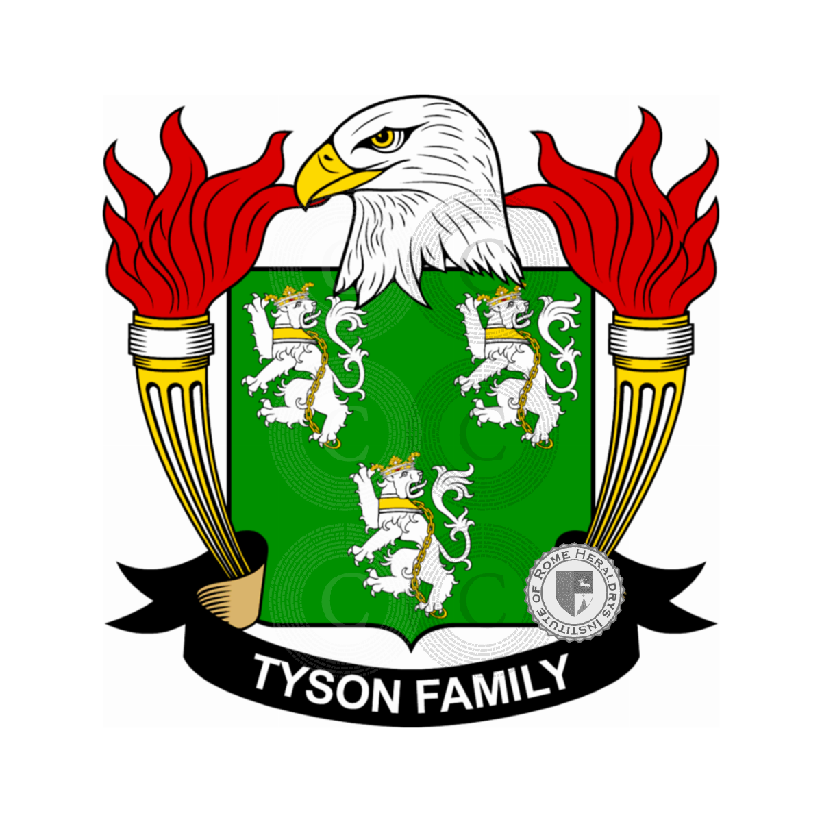 Coat of arms of familyTyson