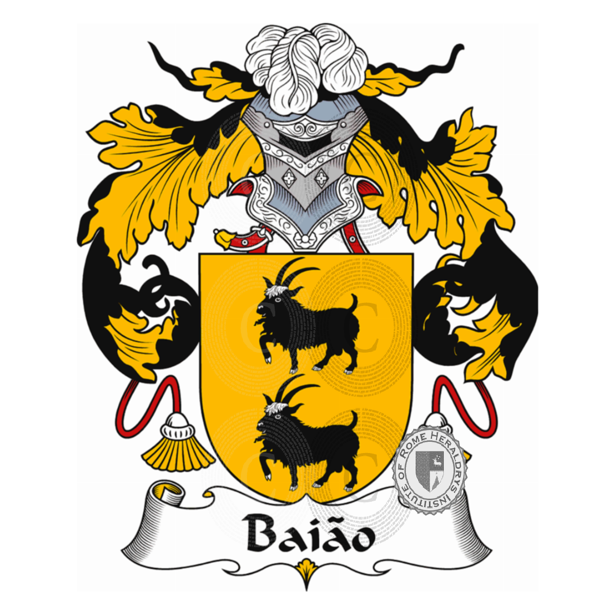 Coat of arms of familyBaião