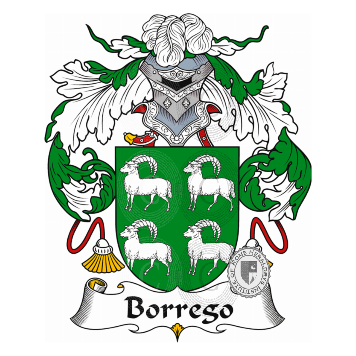 Coat of arms of familyBorrego