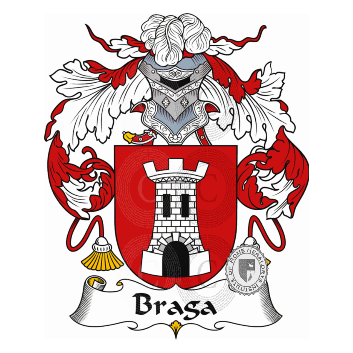 Escudo de la familiaBraga