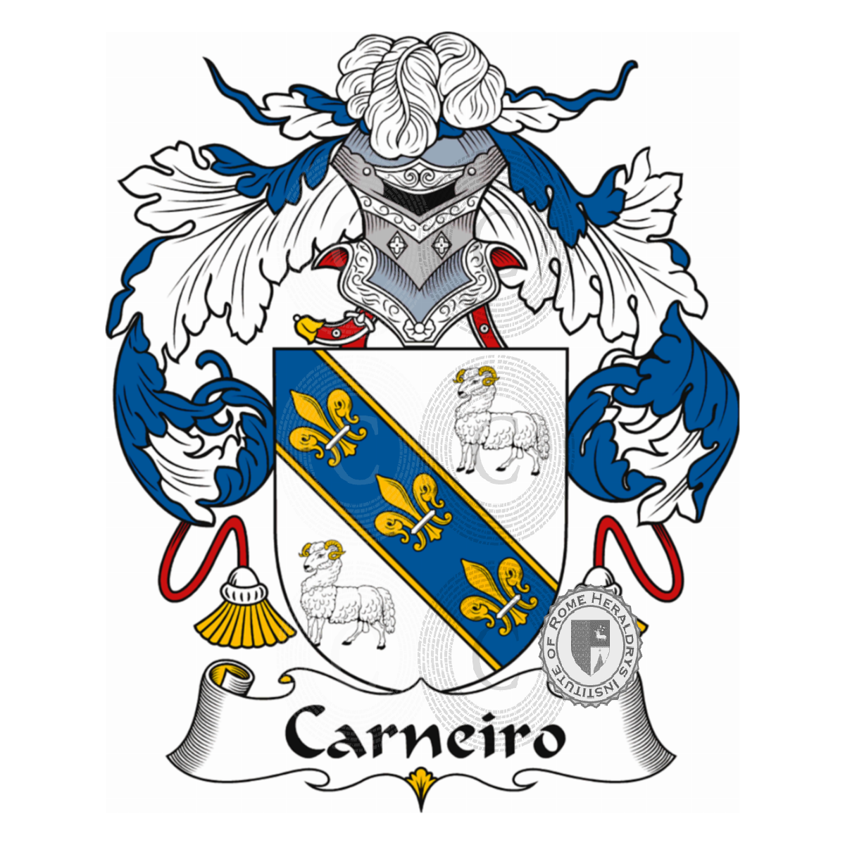 Coat of arms of familyCarneiro