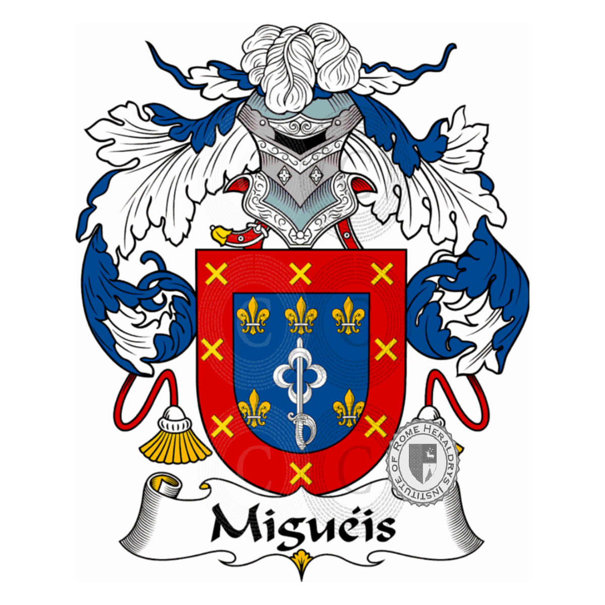 Coat of arms of familyMiguéis